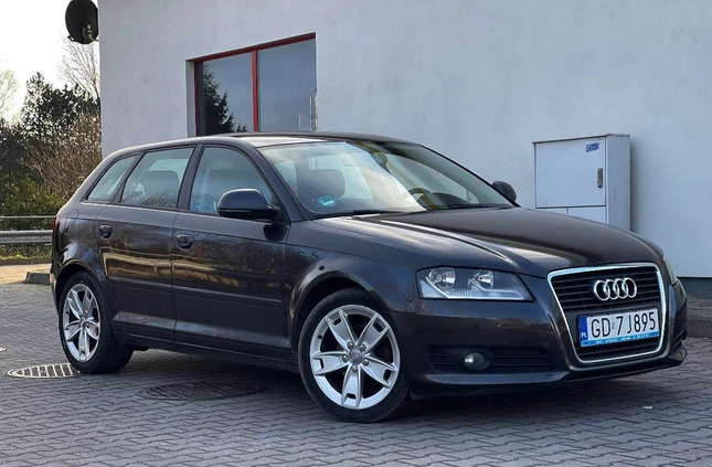 Audi A3 cena 26997 przebieg: 191000, rok produkcji 2009 z Głogów małe 301